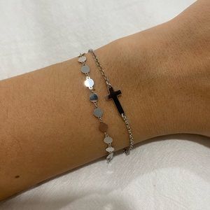 Sterling Silver Double Strand Bracelet